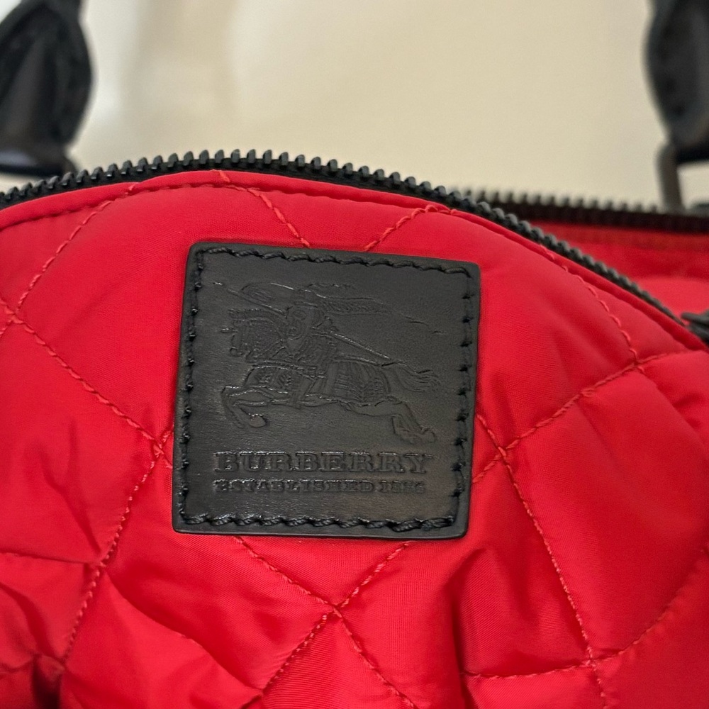 BURBERRY NWOT Sport Nylon and Leather Tote Bag - Picture 7 of 12